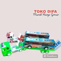 在飛比找蝦皮購物優惠-Dt Toys 玩具車容器適合大型巴士拖車適合巴士