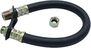 Oil Drain Hose STAN1438 3/8" pipe thread Compatible with B-ri & S-tra Tecumseh, Ko-hler Engines (size: 14" long and 3/8" inside diameter) (1pc) (black)
