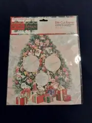 Carol Wilson Christmas Tree Die Cut Frame Very Rare