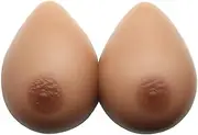 [DAZFKJXSPYX] Silicone Breast Prosthesis Teardrop Shaped Bra Enlargement Inserts Mastectomy Recovery Transgender Cosplay Lifelike Breast Forms, 4600g/pair