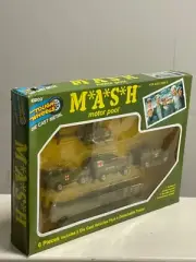 Vintage 1981 Tough Wheels M*A*S*H Diecast Motor Pool 6 Vehicle Set 1:64 scale