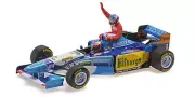 Minichamps 1:18 BENETTON B195 MICHAEL SCHUMACHER CANADA GP 1995 + ALESI FIGURINE