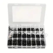 1200pcs Stainless Steel Hex Screw & Socket Bolt Set with Nuts - M2, M3, M4 Assor