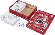 QUMIIRITY Funny Mahjong Card Toys Mahjong Sets Chinese Style Suit Travel Table Game Props for Family