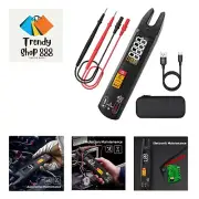 Open Jaw Digital Multimeter DC AC Current Clamp Meter, Rechargeable with Smar...