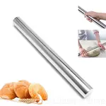 NON-STICK KITCHEN DIY ROLLING PIN STAINLESS STEEL BAKING PIZ