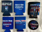 NY RANGERS 5 KOOZIE SET + COASTER SGA MSG NHL HOCKEY NO QUIT RANGERSTOWN