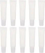 10Pcs Empty Tube of Lip Glaze Hose 10Ml Lip Gloss Tubes Lip Glazes Tubes Lip Gla