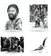 CAVEMAN MOVIE PHOTO LOT #1 (4) RINGO STARR BARBARA BACH DINOSAURS BEATLES 1981