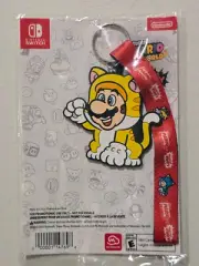 Super Mario 3D World + Bowser's Fury Cat Mario Keychain My Nintendo Brand New!
