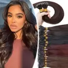 Russian NANO RING 100% Remy Human Hair Extensions Micro Loop Beaded Tip Weft USA