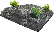 SOPOTUTU Turtle Sunbathing Platform Reptile Climbing Fish Tank Decoration Rock Landscaping Element
