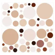 [Namly Design] Wallsticker - Dots / Macchiato