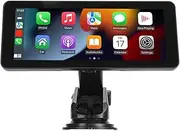 6.86 Inch Multimedia Digital Media Receiver, BT Stereo Video Player, Hands-Free Calling, Smartphone Integration, Rear View Camera Supported, Easy to Install for Vehicle