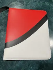 Pokémon Pokeball 9 Card Page Zip Binder Great Condition