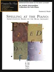 FJH WERLE SPELLING AT THE PIANO BOOK IMPROVISATIONS COMPOSERS IN FOCUS BRAND NEW