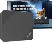 Mini PC 12th Intel Alder Lake N97 (up to 3.6GHz), Mini Desktop Computer PC Windows 11 Home Mini Computer with 16GB DDR4 512GB PCIE SSD 4K Dual Display Micro PC Bluetooth5.0/WiFi6/USB3.2