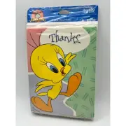 Vintage Looney Tunes Tweety Bird Thank You Note Cards Sealed (8) Heartline 90s