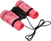 1pc Children's Binoculars Child Binoculars Kid Binoculars Toy Kid Bird Watching Binocular Travel Binoculars Educational Learning Binoculars Travel Toy Toys Optical Glass Pink