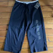 So Danca Jazz Pants Black, Mid Calf, Adult Sz M NWT