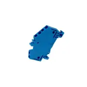 280-651 Connector: Rail - 0.08-2.5mm² Way: 1 Terminal: 3 Blue 800V WAGO