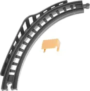 Plastic Train Track Mini Building Kit for Railroad Model Curved Rails for Boys and Girls