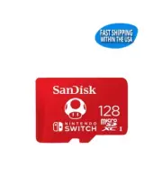 Sandisk MicroSDXC 128GB Memory Card Nintendo Switch/OLED/Lite Gaming Class 10 U3