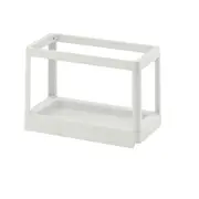 HÅLLBAR Pull-out frame for waste sorting, light grey