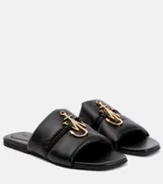 [JW Anderson] JW Anderson Anchor leather sandals AU 5 black