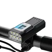 NATFIRE GTR60 OLED Display Bike Light 2000 Lumens 8 LEDs 10000mAh Battery USB Rechargeable IPX5 Waterproof Safety Lock P