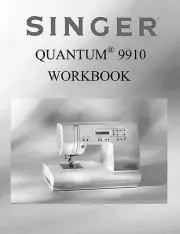 Singer 9910-WKBK Sewing Machine/Embroidery/Serger WORKBOOK Reprint