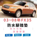 R-CAR車坊-INFINITI-03/6月~08/6月FX35專車專用耐磨型防水腳踏墊FX35腳踏墊 防水 防塵台灣製