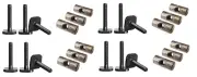 Thule T Track 532 Free Ride Bike Cycle Carrier Rack Bolts Nut Barrels Kit x4
