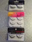 Ardell Andrea Faux False Lashes Eyelashes LOT 600 Wispies 105 Glamour 21 Black