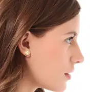 Tory Burch Small T Logo Stud Earrings