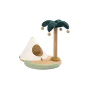 Pidan Pet Cat Climbing Tree Furniture Scratcher Tower w/ Hanging Ball Island