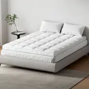 10cm Bamboo Mattress Topper Pillowtop Giselle Queen