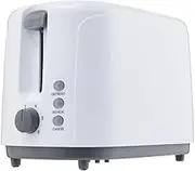 2 Slide Toaster White Toast out crumb tray