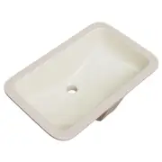 PROFLO PF1812U Biscuit Rectangular 21" Undermount Bathroom Sink