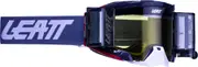 Leatt Velocity 5.5 Roll-Off Motocross Goggles, grey for Men One Size