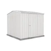 Absco Sheds 2.26 x 2.26 x 2.0m Surfmist Premier Single Door Garden Shed