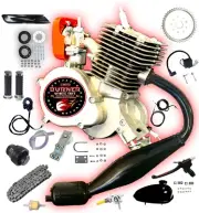 100cc 2-Stroke Bicycle Gasoline Engine Air-Cooled Motor Kit for Motorized Bike