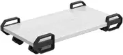 Pc Stand for Floor, PC Tower Stand with 4 Rolling Caster Wheels, Storage Racks Mobile CPU Stand for Floor Carpet Gaming PC Case(White)