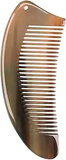 Horn Combs for Women | Wide Tooth Hair Brush Anti-Static Natural Horn Comb - Bone Brush Handmade Beard Health Care for Men & Scalp