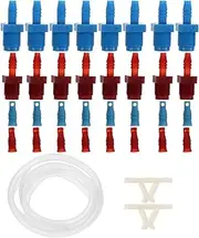 NOLITOY Main Cylinder Bleeder Kit (white Pipe) Cylinder Kit Efficient Air Bleeding Plastic Accurate Force Output Versatile for Industrial Auto Equipment