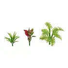 90pcs Model Trees Plants Green Shrubs Bush Model Train Scenery Layout Landscape