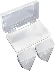 Derwrtup Dollar Bill Sleeves Holder,100x Banknotes Protector Sleeves - Dollar Bill Holder with Storage Case, Protective Banknotes Protector Sleeves for Banknotes