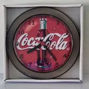 Coca-Cola 7" Black novelty wall/desk clock Brand New Coke