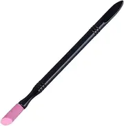 VINTORKY Black Double-end Nail Engraving Pen Nail Art Pen Cuticle Pushers Dead Skin Remover Lasting Manicure Tools for Both Personal Use