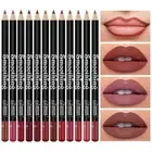 12 pcs Matte Lipstick & Lip Liner Set Long-Lasting Waterproof Makeup Kit Gift
